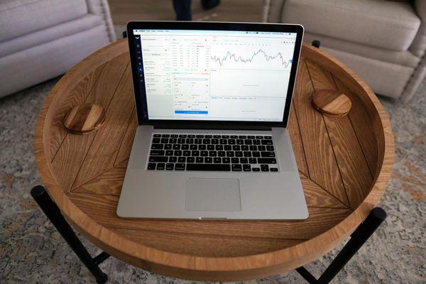 Modern investment analytics dashboard showing portfolio performance